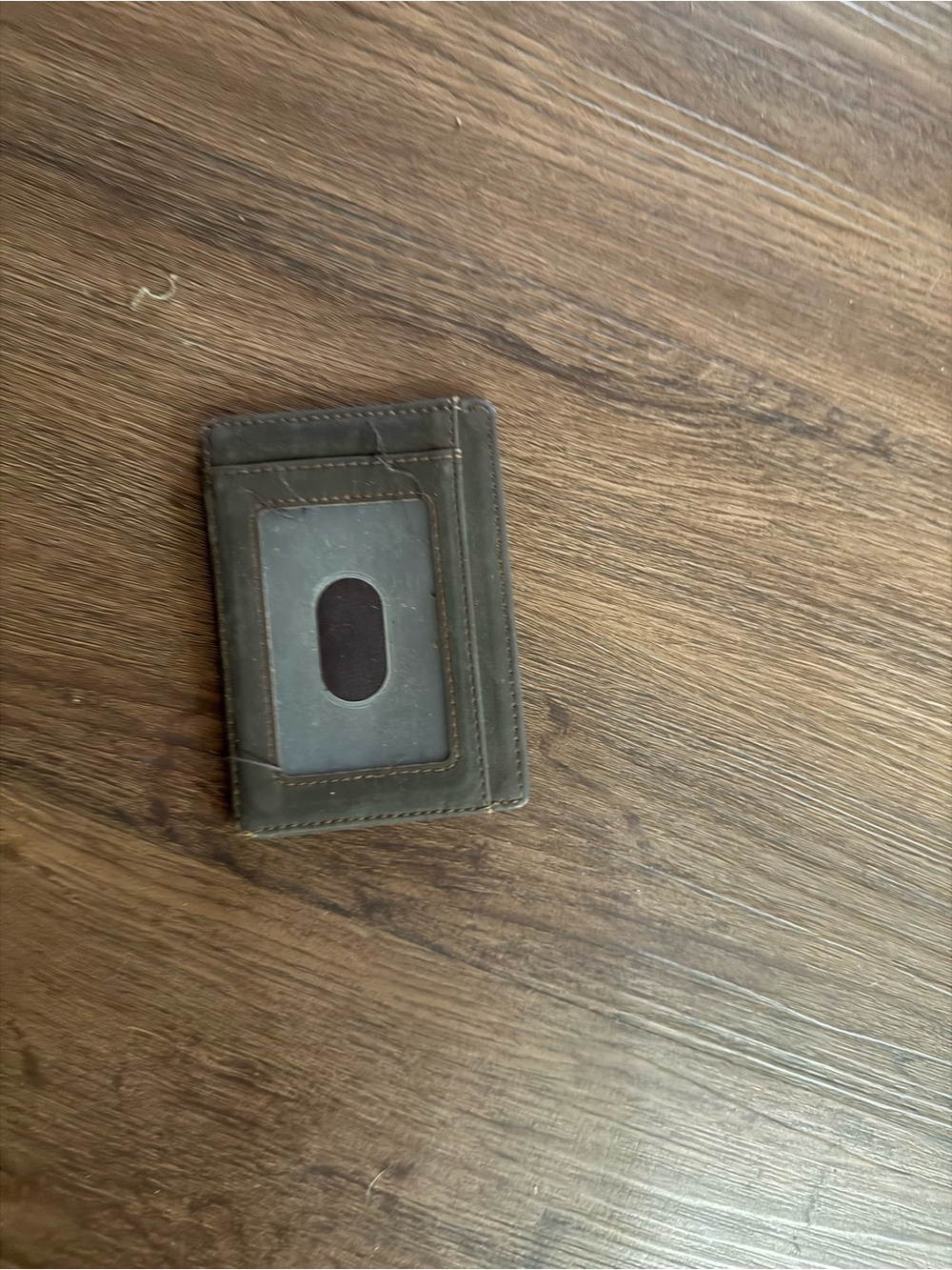 Slim Leather ID Wallet - Brown